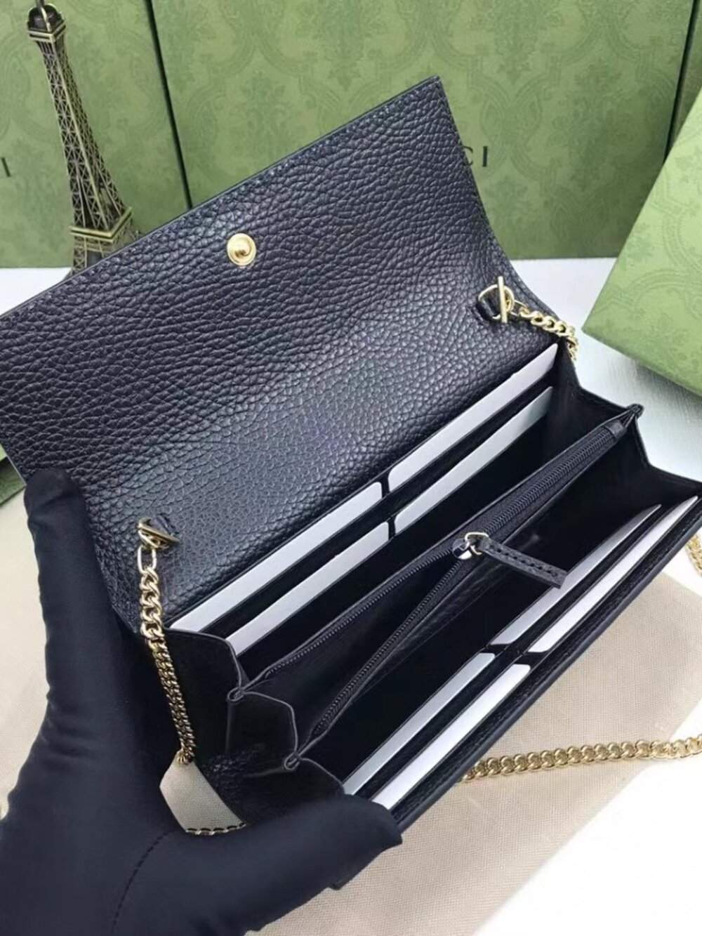Gucci Ophidia Wallet Flap Purse - Picture 6 of 9